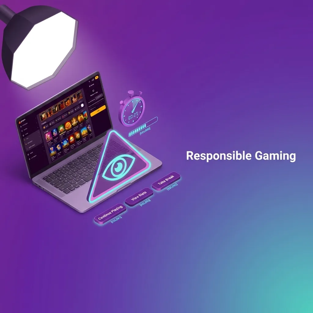 Responsible gaming tools including deposit limits, session timers, and self-exclusion options for safe play.
