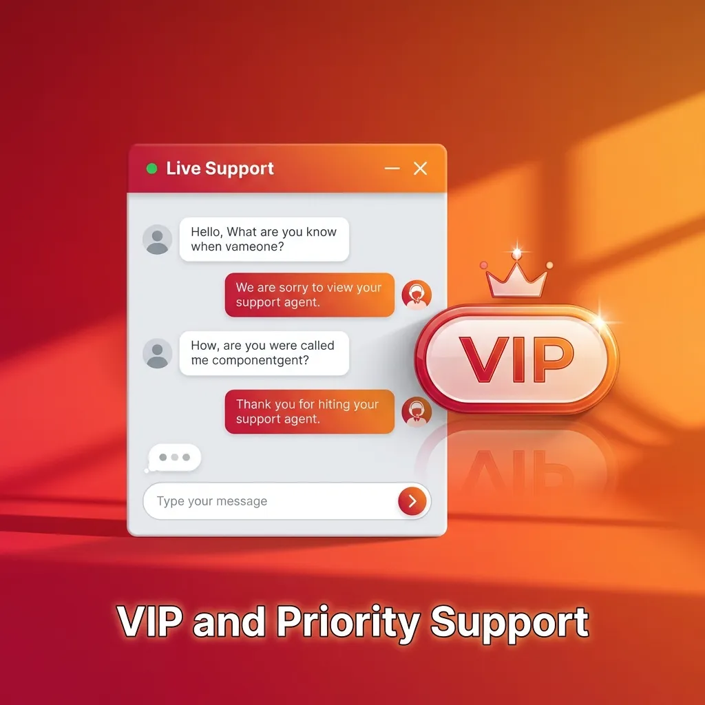 VIP players get dedicated support with faster response times, personal account managers, and priority access at all levels.
